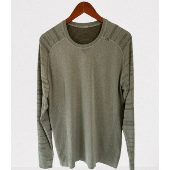 Lululemon Other - Lululemon Metal Vent Long Sleeve Tee Athletic T-Shirt Sage Green Size Large